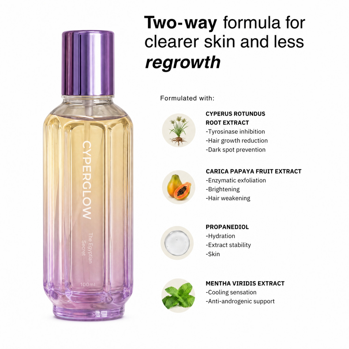 Cyperglow™ - Cyperus Rotundus Brightening Toner